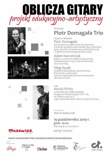 OBLICZA GITARY - Piotr Domagała Trio i Maciej Plichta