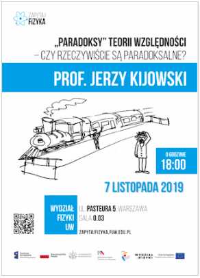 Prof. Jerzy Kijowski – „Paradoksy teorii względności...”