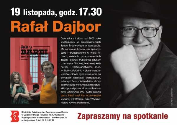Spotkanie autorskie z Rafałem Dajborem