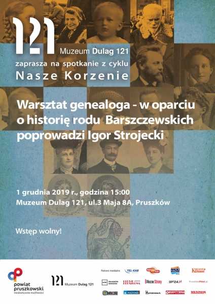 Warsztat genealoga - w oparciu o historię rodu Barszczewskich poprowadzi Igor Strojecki