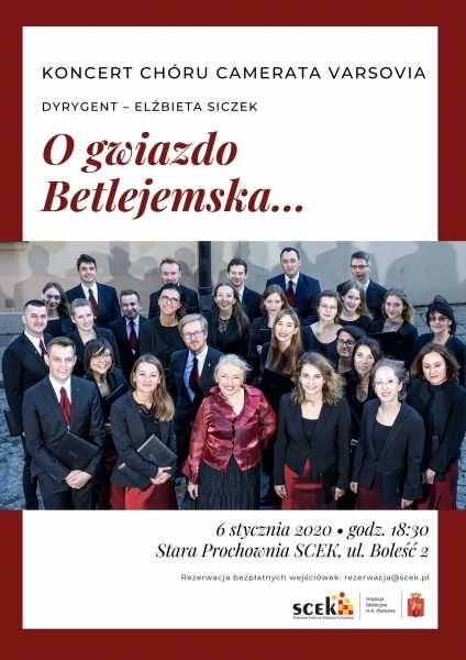 Koncert chóru Camerata Varsovia „O gwiazdo Betlejemska”