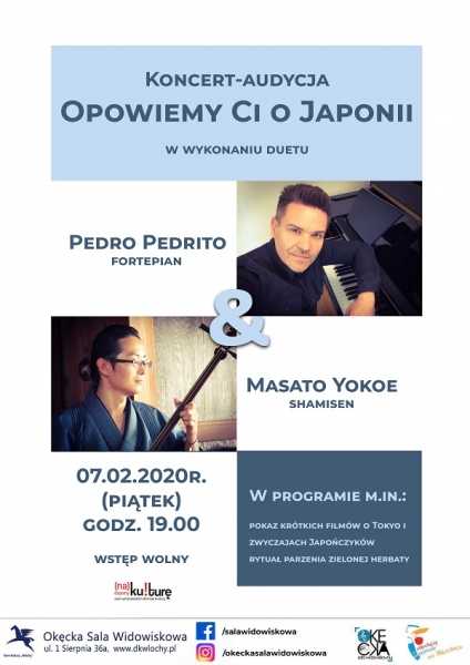 Koncert - audycja "Opowiemy Ci o Japonii" duetu Pedro Pedrito & Masato Yokoe 