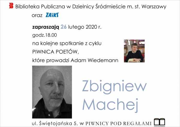 Piwnica Poetów - Zbigniew Machej