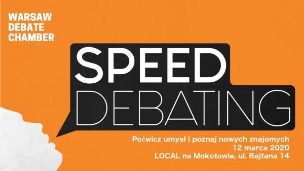 Speed Debating #18: Poćwicz umysł z nowymi znajomymi