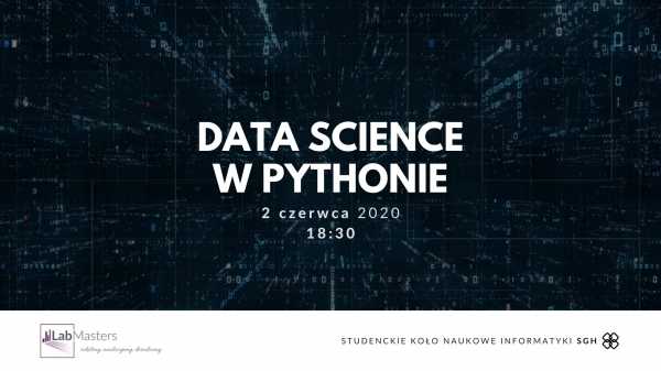 Webinar: Data Science w Pythonie