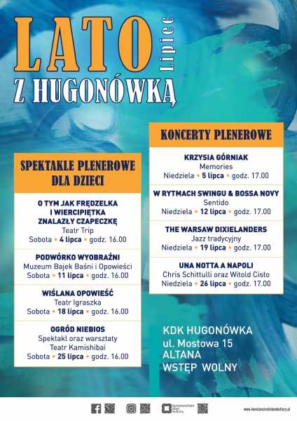 Lato z Hugonówką - spektakle plenerowe dla dzieci
