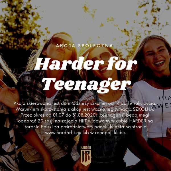 HARDER for TEENAGERS - PROGRAM AKTYWNYCH WAKACJI DLA MŁODZIEŻY SZKOLNEJ