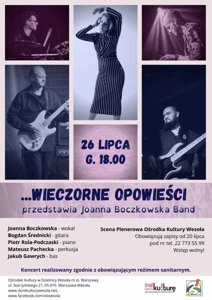 Wieczorne opowieści przedstawia Joanna Boczkowska Band