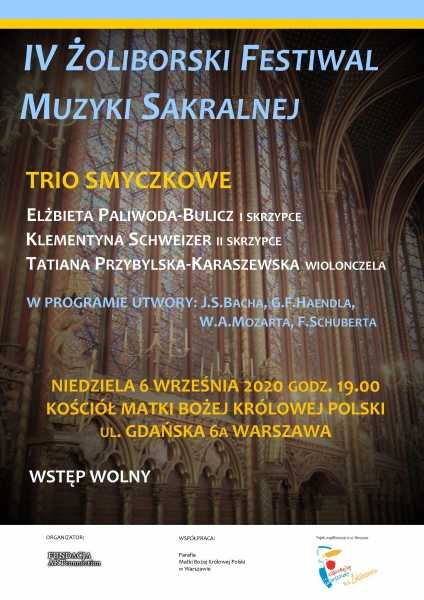 IV Żoliborski Festiwal Muzyki Sakralnej - koncert kameralny
