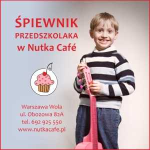 Śpiewnik Przedszkolaka - bezpłatne zajęcia familijne w Nutka Cafe