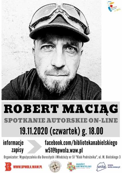 Robert Maciąg // spotkanie autorskie on-line