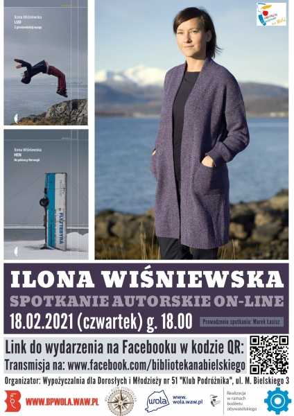 Ilona Wiśniewska // spotkanie autorskie on-line