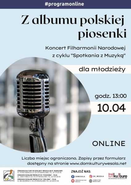 Spotkania z muzyką dla młodzieży: Z albumu polskiej piosenki