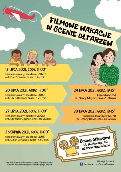 Filmowe WAKACJE w Scenie Ołtarzew