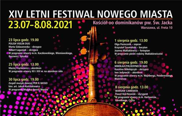 WARSAW CAMERATA / KOS-NOWICKI / XIV LETNI FESTIWAL NOWEGO MIASTA