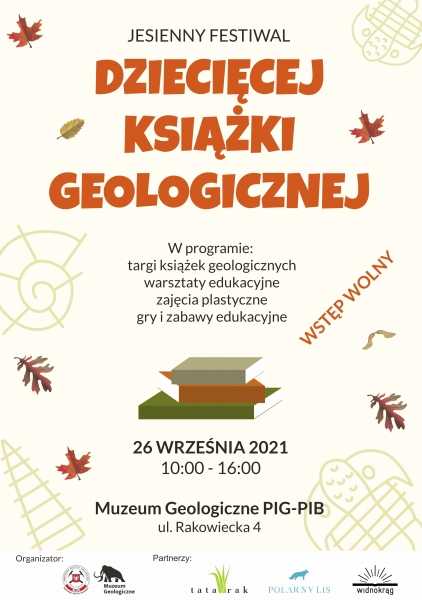 Jesienny Festiwal Dziecięcej Książki Geologicznej