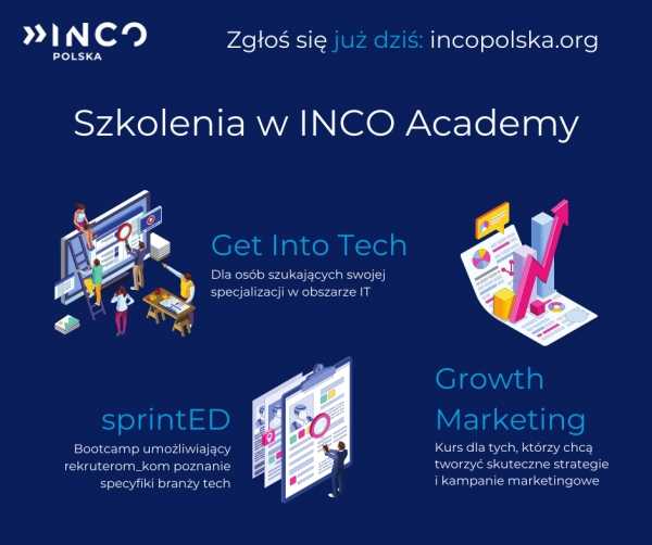 Bezpłatne szkolenia w Inco Academy