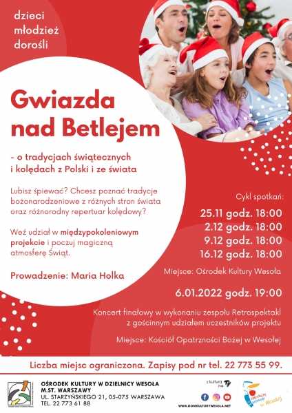 Gwiazda nad Betlejem – o tradycjach świątecznych i kolędach z Polski i ze świata