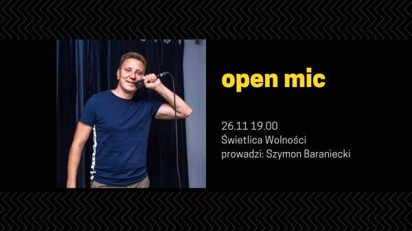 Stand-up Open Mic - Warszawa x Szymon Baraniecki