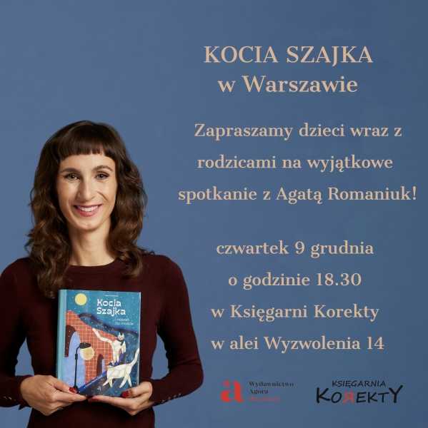 Kocia Szajka w Warszawie! Spotkanie z autorką książki