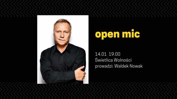 Stand-up Open mic - Warszawa x Waldek Nowak