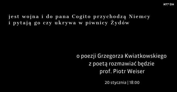 Poezja i pamięć. Spotkanie z autorem „Karla-Heinza M.” Grzegorzem Kwiatkowskim