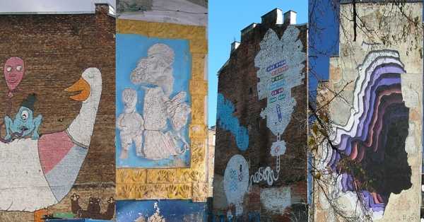 Stara Praga: murale i street art od frontu i w podwórzach