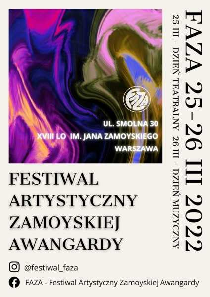 FAZA - festiwal artystyczny, dzień teatralny