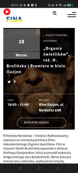 Premiera filmu Drgania Świetlików