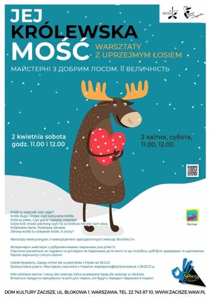 Warsztaty z Uprzejmym Łosiem // Майстерні з Добрим Лосом