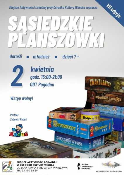 VII Edycja Sąsiedzkich Planszówek