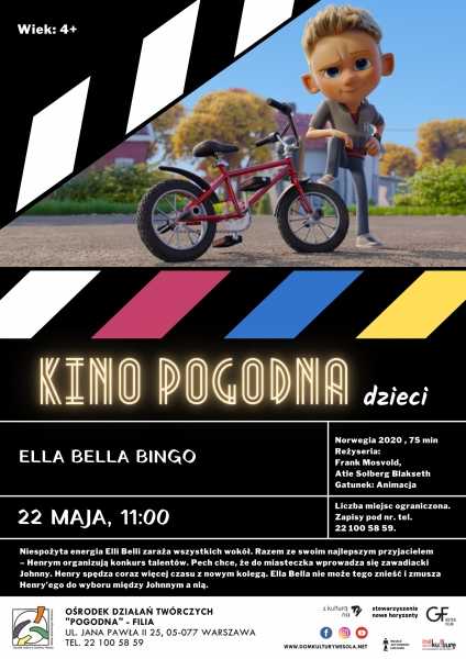 Kino Pogodna Dzieci – Ella Bella Bingo