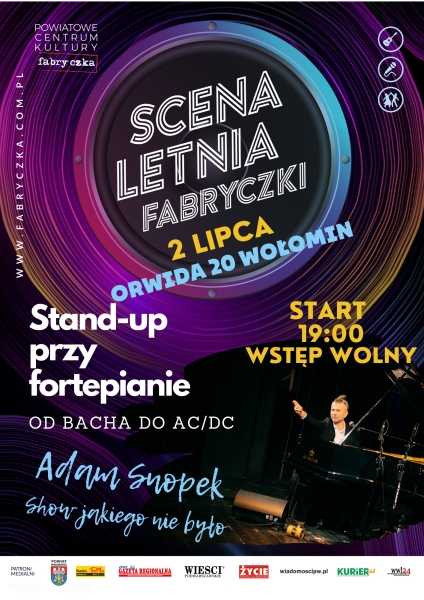 Stand-up przy fortepianie Adama Snopka ,,Od Bacha do AC/DC’’
