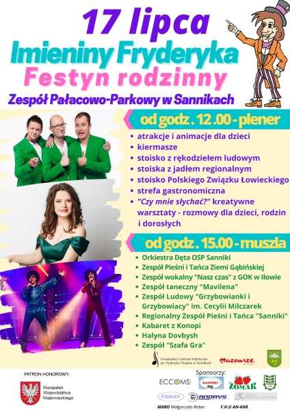 Festyn Rodzinny - Imieniny Fryderyka