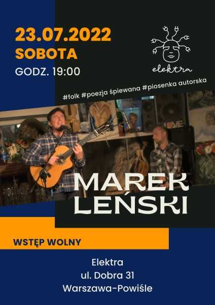 Koncert - Marek Leński w Elektrze