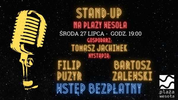 Stand-up na Plaży Wesoła - Filip Puzyr i Bartosz Zalewski