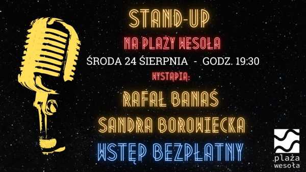 Stand-up na Plaży Wesoła! - Rafał Banaś x Sandra Borowiecka