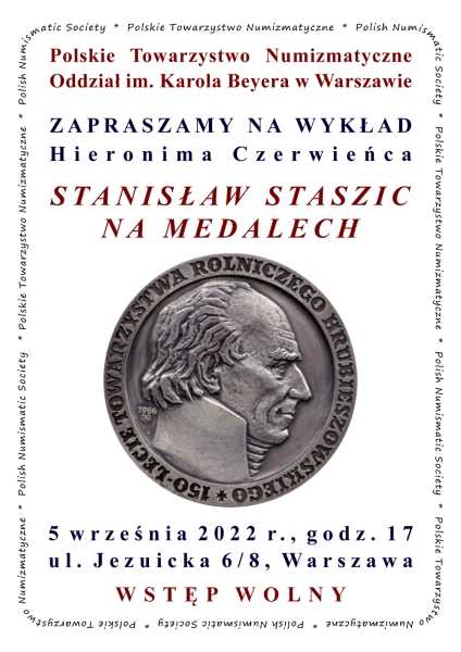 Wykład Hieronima Czerwieńca pt. Stanisław Staszic na medalach