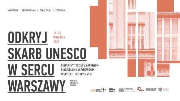 Odkryj skarb UNESCO w sercu Warszawy. Bezpłatny tydzień w ŻIH