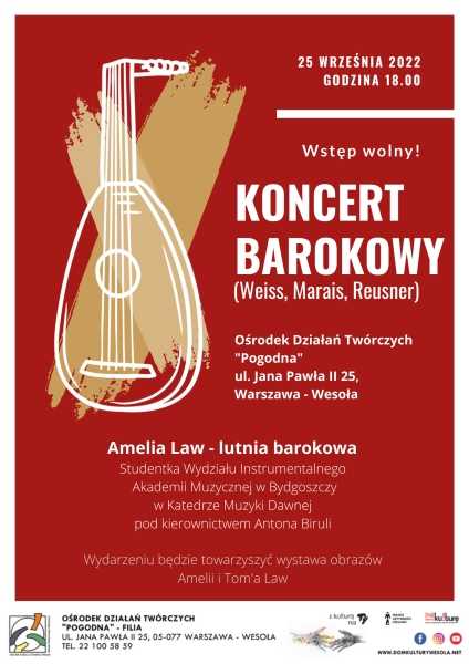 Koncert barokowy – Amelia Law