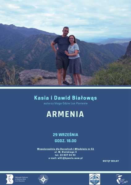 Armenia - prelekcja Kasi i Dawida Białowąs