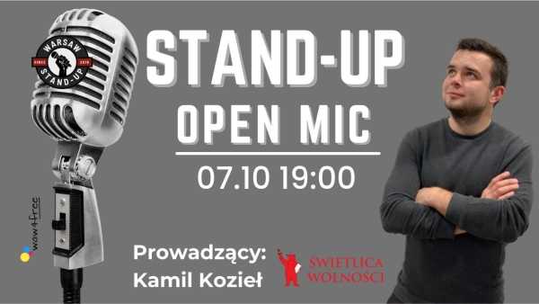 Warsaw Stand-up Open Mic - prowadzi Kamil Kozieł