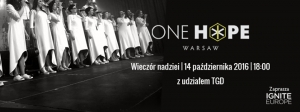 One Hope Warsaw: występ; chóru TGD
