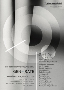 Koncert grupy kompozytorskiej gen~.rate