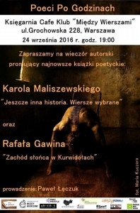 Wieczór autorski: Karol Maliszewski & Rafał Gawin