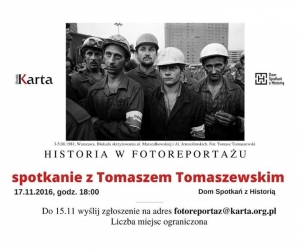 Spotkanie z Tomaszem Tomaszewskim