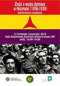 Konferencja "Żydzi a wojna domowa w Hiszpanii"