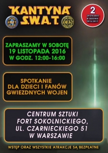 Spotkanie w Kantynie SWAT - Gwiezdne wojny dla dzieci i młodzieży w Forcie Sokolnickiego