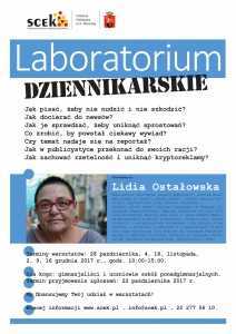 Laboraotrium Dziennikarskie z Lidią Ostałowską w SCEK!