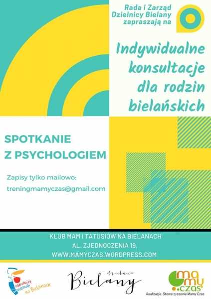 Indywidualne konsultacje z psychologiem dla mieszkańców Bielan